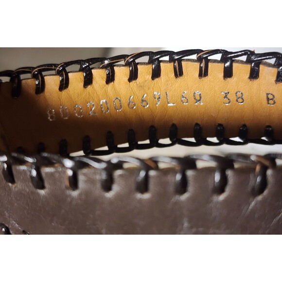 Ralph Lauren Collection Sandals in Blanket Stitched Leather and Calf Hair EU 38B - Picture 10 of 10